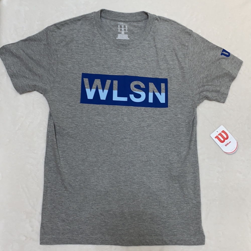 men’s wilson tennis athletic t shirt